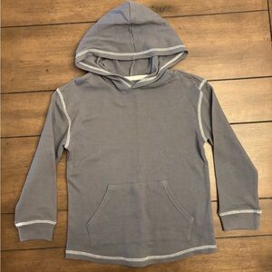 Epic Threads Gray Hooded Long Sleeve Shirt